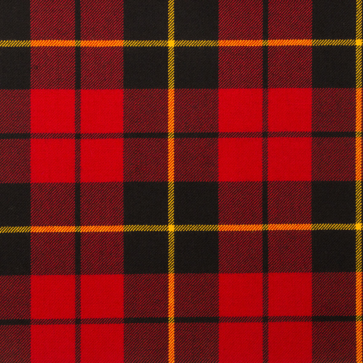 Wallace Red Modern Tartan Cushion
