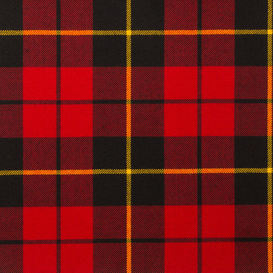 Wallace Red Modern Tartan Cushion