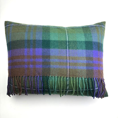 Isle of Skye Fringed Tartan Cushion