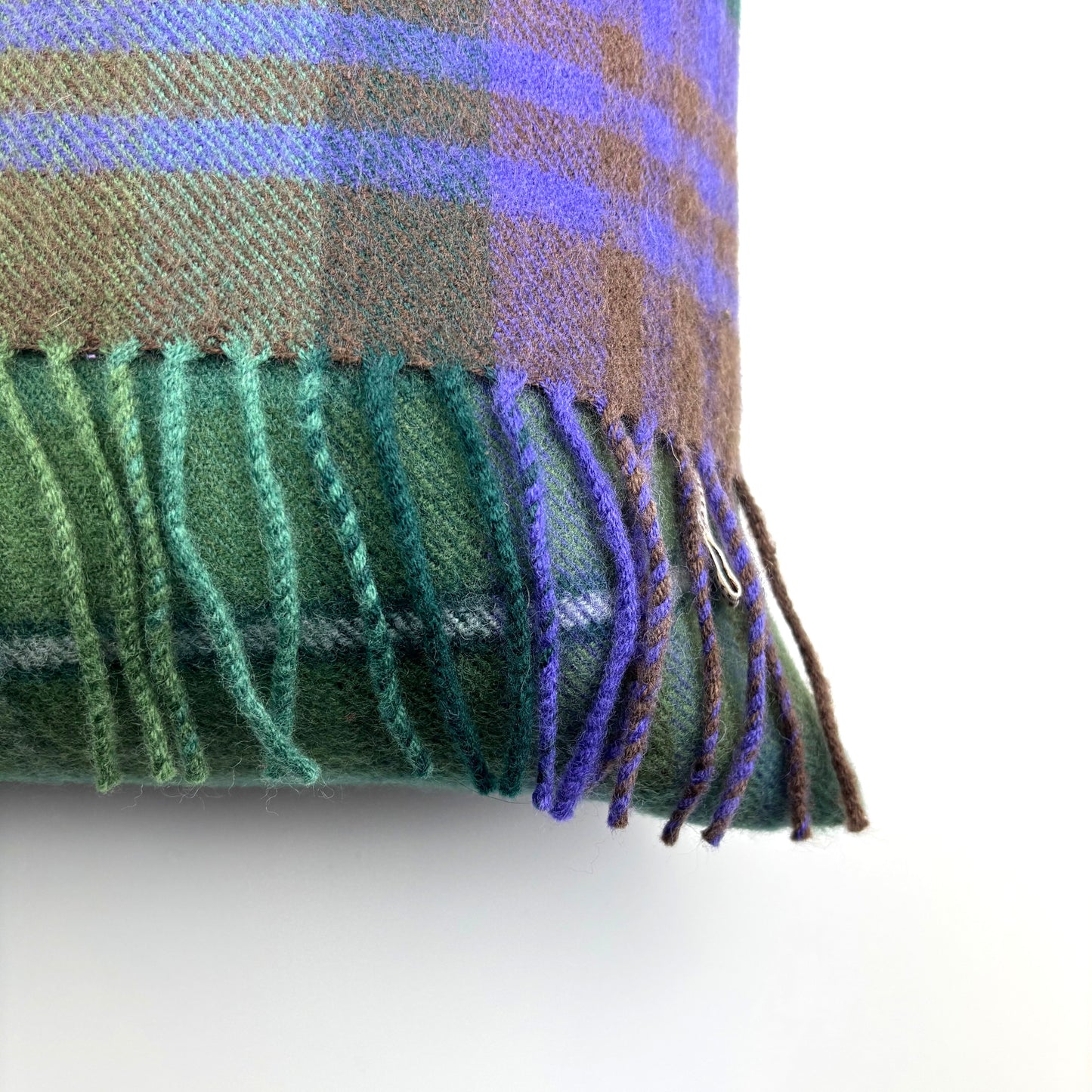 Isle of Skye Fringed Tartan Cushion