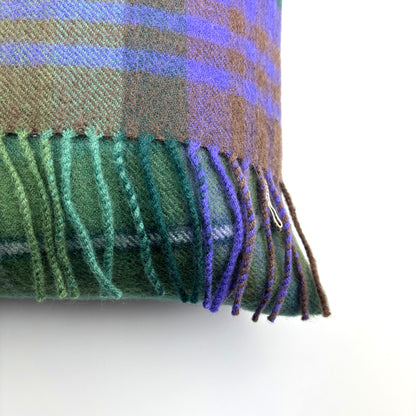 Isle of Skye Fringed Tartan Cushion