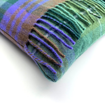 Isle of Skye Fringed Tartan Cushion