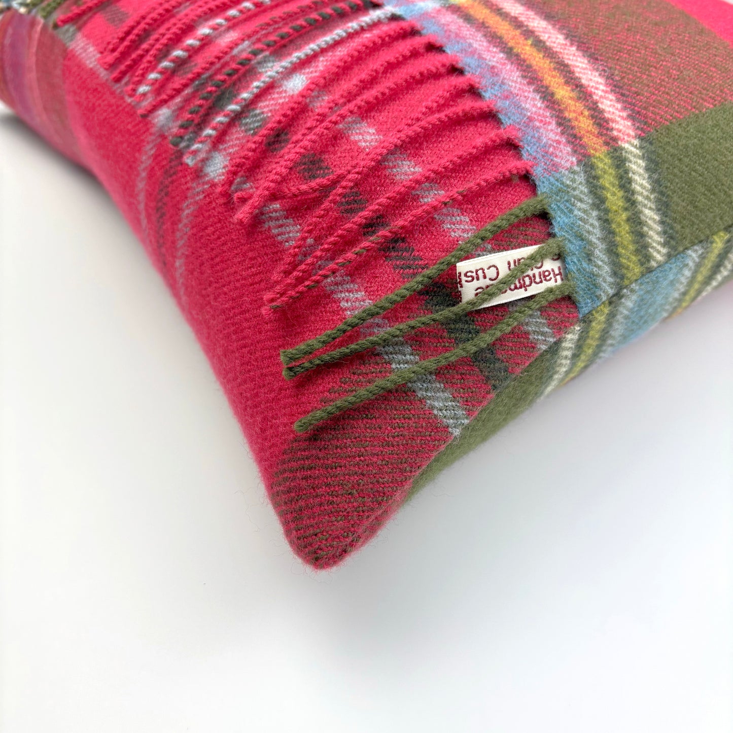 MacLean of Duart Weathered Fringed Tartan Cushion