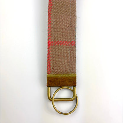 Fraser Hunting Weathered Tartan Keyring