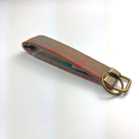 Fraser Hunting Weathered Tartan Keyring