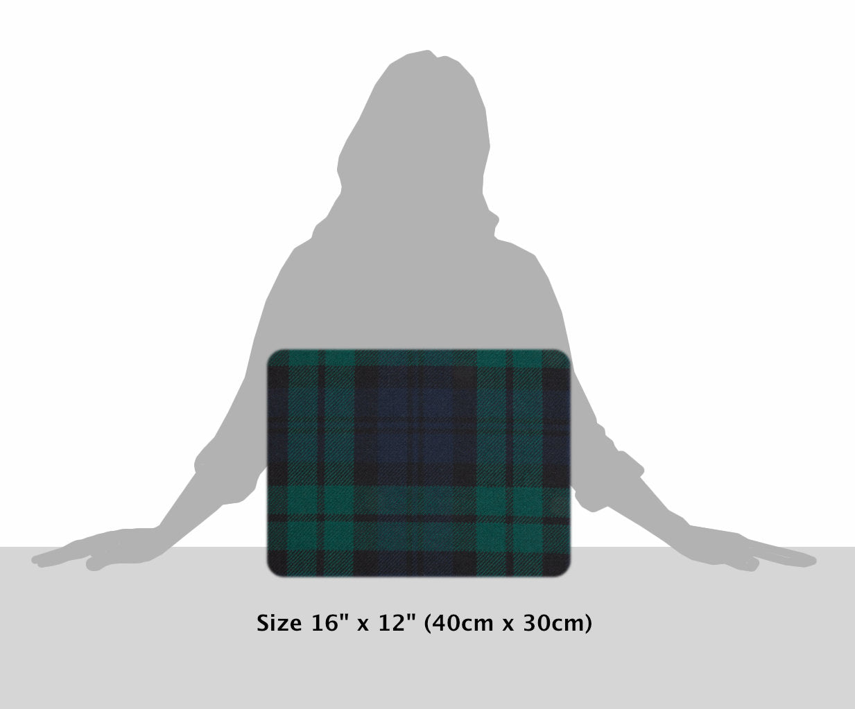 Black Watch Modern Tartan Cushion