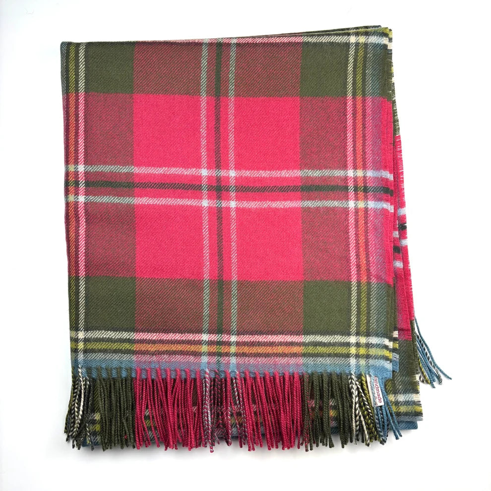 Tartan throw
