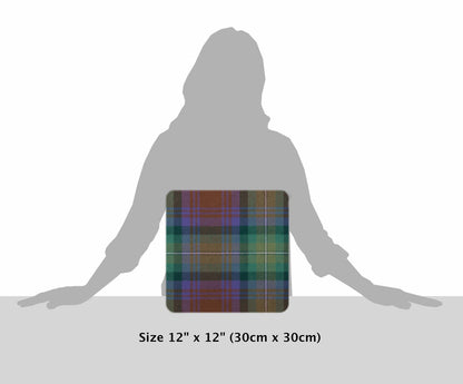 Isle of Skye Fringed Tartan Cushion