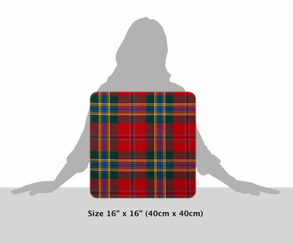 MacLean of Duart Modern Tartan Cushion