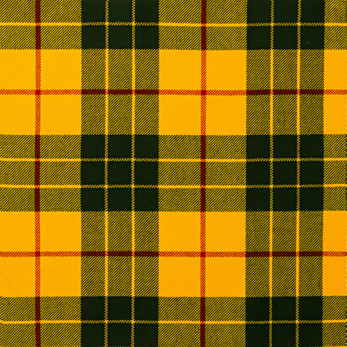 MacLeod Dress Modern Tartan Scarf, close-up of fabric filling the frame