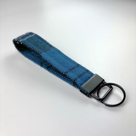 Ramsay Blue Modern Tartan Keyring